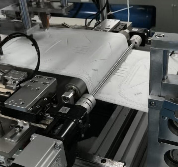 Nonwoven material production