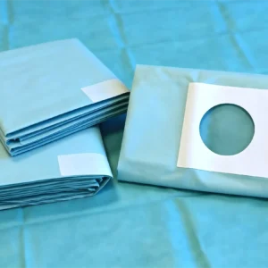 disposable surgical drapes with hole, color options: Blue/Light Gray/White, size: 34cm×45cm45cm×70cm60cm×90cm; Custom sizes