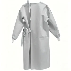 graphene disposable isolation gown, color options: Blue/Light Gray/White, size: S(110*130cm); M(115*135cm); L(120*140cm); XL(125*145cm); XXL(130*150cm); XXXL(135*165cm)
