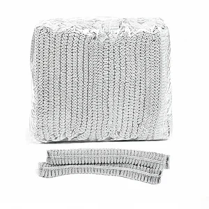 graphene disposable nonwoven protective cap, color options: Blue/Light Gray/White, size: S/M/L