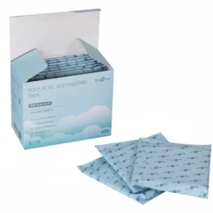 pla biodegradable sanitary pads, color: White, size or packing: 240mm