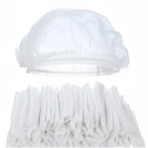 pla disposable nonwoven protective cap, color options: Blue/Light Gray/White, size: S/M/L