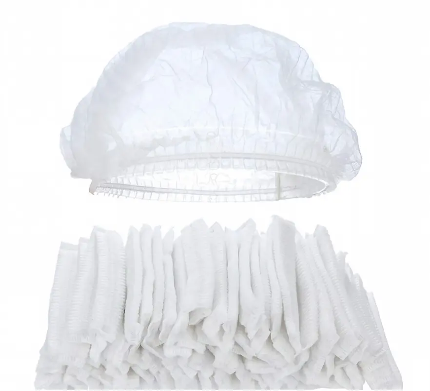 pla disposable nonwoven protective cap pla disposable nonwoven protective cap, color options: Blue/Light Gray/White, size: S/M/L