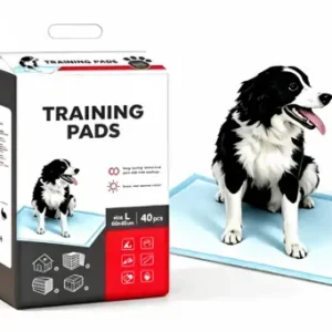 pet training pad, size or packing: Size S: 33 x 45 cm, 100 pcs/bag; Size M: 45 x 60 cm, 50 pcs/bag; Size L: 60 x 60 cm, 40 pcs/bag; Size XL: 60 x 90 cm, 20 pcs/bag