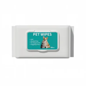 pet wet wipe, size or packing: 14*18CM; 80pcs/bag