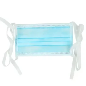 sterile strap-style surgical mask, color options: Blue; Additional colors available upon request, size: 17.5*9.5cm